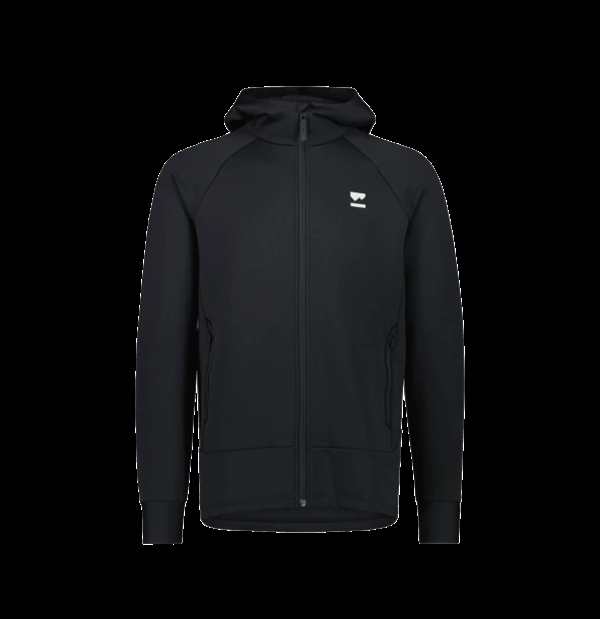 Mons Royale Nevis Wool Fleece Hood Black